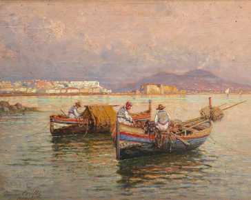 Carelli Giuseppe - Golfe de Naples